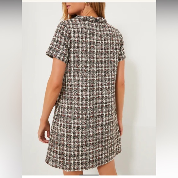 Tuckernuck Tweed Mini Dress - Red, Black, White - Picture 4 of 12